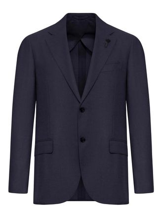 Lardini Single-Breasted Cashmere Tailored Jacket
