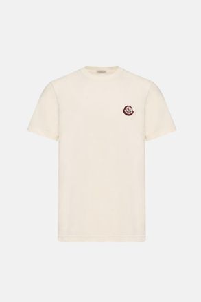 Moncler BRANDED COTTON T SHIRT Size: XXL, colour: BEIGE