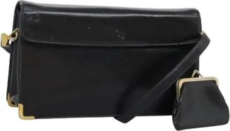Dior Pre-owned Vintage Leren Schoudertas - Dames - Vintage Schoudertas - Zwart - ONE Size - Leer - Vintage