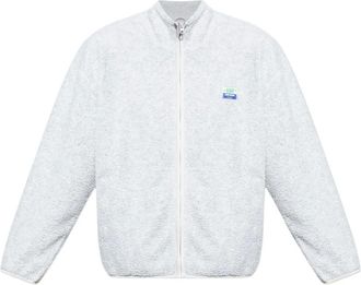 American Vintage Giacca in pile con zip - Grigio