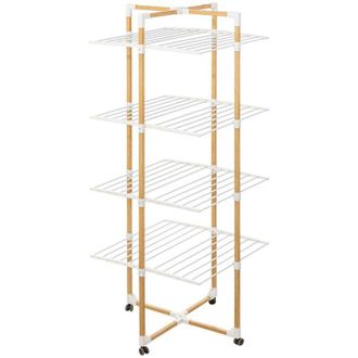 5five Simply Smart Torre Tendedero 4 Ruedas 40m Efecto Madera - 5five