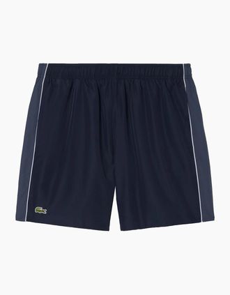 Lacoste Mens LACOSTE SWIM SHORTS BLACKBIRD/GRAPE - Size: 32/32