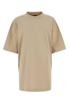 Balenciaga Beige Large Fit T-Shirt