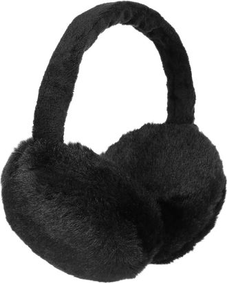 Supvox Plush Earmuffs for Women and Girls Warm Ear Covers for Winter Cute Cartoon Design Stylish Ear Warmers Cold Weather Black