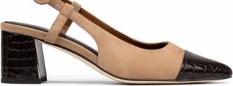 Donald J Pliner Womens Song Slingback Heels In Brown Multi