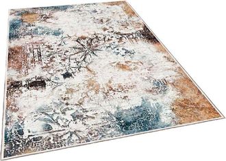 Dmora Tappeto Rocky River, Estructura De Terciopelo, 180x120 Cm Multicolor