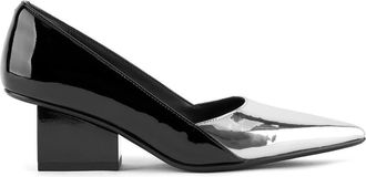 United Nude Raila Pump in Silver + Black at Nordstrom, Size 39