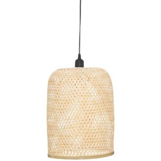 Atmosphera L&aacute;mpara Colgante ali Natural D28 Beige En Bamb&uacute; - Beige