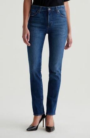AG - Adriano Goldschmied Mari Mid Rise Slim Straight Leg Jeans in Mykonos at Nordstrom Rack, Size 25