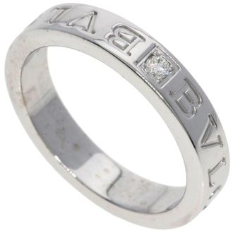 Bulgari White Gold (18K) Band Ring (Pre-Owned)