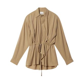 Isabel Marant Keren Shirt Dress - female - Isabel Marant - Shirts - Beige - XS - Blouses & Shirts