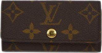 Louis Vuitton 2006 four-hook key-case - women - PVC - One Size - Brown