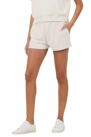 Vintage Havana Cloud Fleece Shorts In South Beach Sand