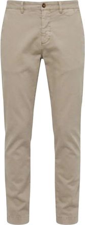 Harmont & Blaine Nauwsluitende Chino Broek - Heren - Chinos - Beige - M - Katoen - Broeken