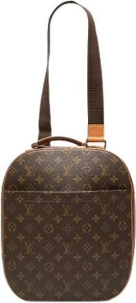 Louis Vuitton Pre-owned Sac a Dos Packall - Dames - Vintage Schoudertas - Bruin - ONE Size - Leer - Vintage