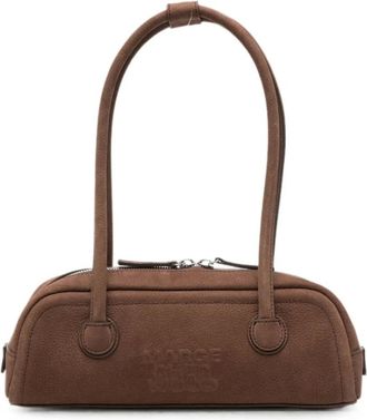Marge Sherwood Tassen, Dames, Bruin, ONE Size, Leer, Schoudertas