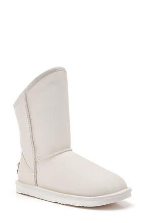 Australia Luxe Cosy Genuine Shearling Short Boot in Satin Pale at Nordstrom Rack, Size 5
