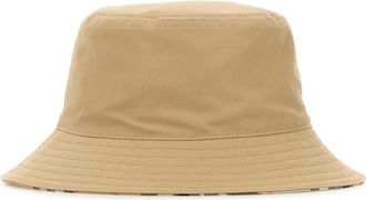 Burberry Beige Cotton Reversible Baseball Cap