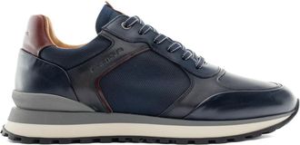 Ambitious Park Classic Runner - Heren - Sneakers - Blauw - 43 EU - Leer - Schoenen