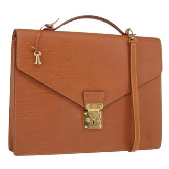 Louis Vuitton Pre-owned Handbags, female, Brown, Size: ONE SIZE Pre-owned Vintage Handbag