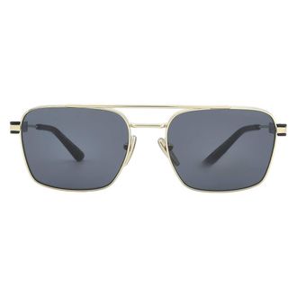 Prada Dark Gray Square Unisex Sunglasses PR 67ZS ZVN09T 56