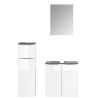 Vicco Conjunto De Muebles De Ba&ntilde;o Otis, Blanco, 3 Piezas