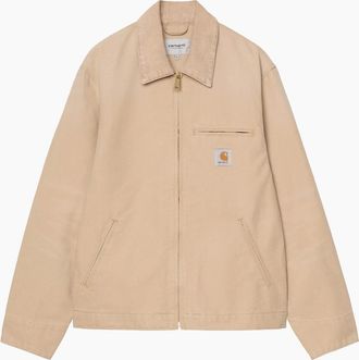 Carhartt Work in Progress Mens Carhartt WIP Detroit Jacket Dusty H Brown/Dusty H Brown/Stone Canvas - Tan - Size: 38/Regular