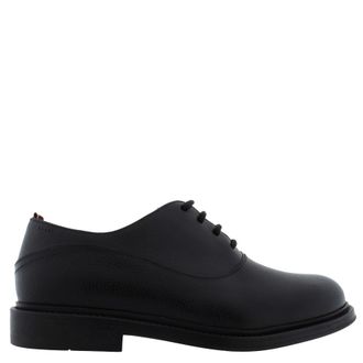 Bally Black Nilder Leather Oxford Shoes, Brand Size 6.5 ( US Size 7.5 )