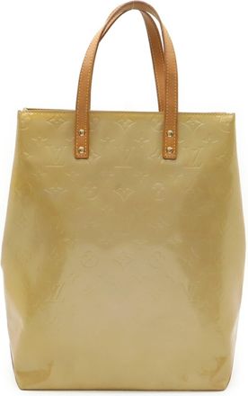Louis Vuitton Beige Leather Handbag Tote Bag (Pre-Owned)