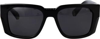 Philipp Plein Master Zonnebril - Dames - Zonnebrillen - Zwart - 54 MM - Accessoires