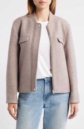 Rails Kinsley Wool Blend Boucl&eacute; Jacket in Mink at Nordstrom Rack, Size Xx-Large