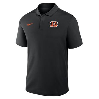 Nike Cincinnati Bengals Logo Victory Nike Mens Dri-FIT NFL Polo in Black | 035800A9A-R0T