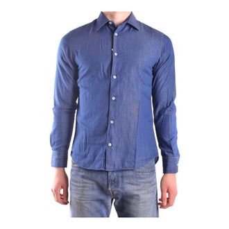 Altea Overhemd - Heren - Casual Overhemden - Blauw - L - Katoen - Overhemden