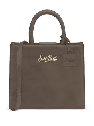 MC2 Saint Barth mini Shop top handle tote bag - Brown