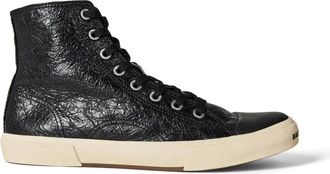 Balenciaga Sneakers, male, Black, Size: 8 US Paris High-Top Sneakers
