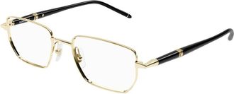 Montblanc Stijlvolle Bril - Heren - Brillen - Geel - 54 MM - Accessoires