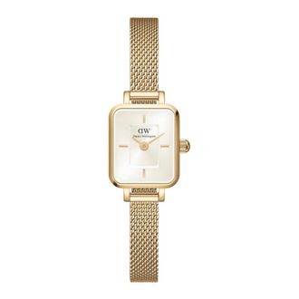 Daniel Wellington Quadro Mini Watch - Dames - Horloges - Geel - ONE Size - Accessoires