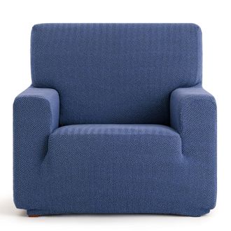 Eysa Funda de sill&oacute;n biel&aacute;stica azul 80 - 130 cm