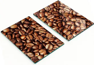 OEM Tablas De Servir De Cristal Para Cocina Con Dise&ntilde;o De Granos De Caf&eacute;, 2 X 40 X 52 Cm