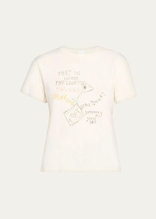 Re/Done Janes Bar Classic Tee