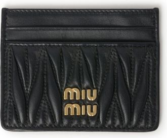 Miu Miu NAPPA MATELASSE CARD HOLDER - Miu Miu - Woman