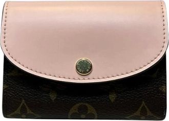 Louis Vuitton Pre-owned Wallets, female, Pink, Size: ONE SIZE Pre-owned Portemonnaie Rosalie Monogram Wallet