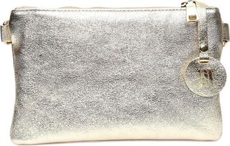 Anna Luchini Goud Rundleer Tas