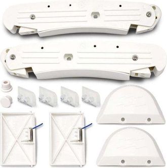 OEM Kit De Limpieza De Piscinas Ulisem Con Lente Frontal Y Trasera Axv604whp, Tapa Axv434whp, Patines De C&aacute;psula Axv414p, Repuesto Para Limpiafondos Haywa