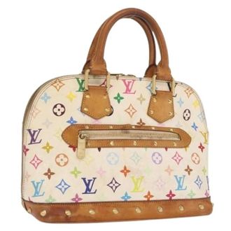 Louis Vuitton Pre-owned Handbags, female, White, Size: ONE SIZE Pre-owned Vintage Monogram Multicolor Hand Bag