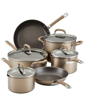 Circulon Premier Professional 10Pc Hard-Anodized Nonstick Cookware Induction Pots & Pans Set