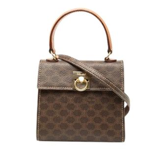 Celine Pre-owned Mini Satchel - Dames - Pre-owned - Bruin - Maat: ONE Size Leer