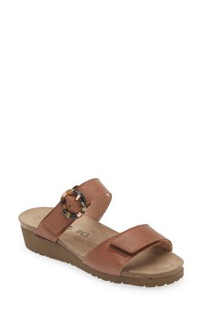 Naot Anabel Wedge in Caramel Leather at Nordstrom, Size 10Us