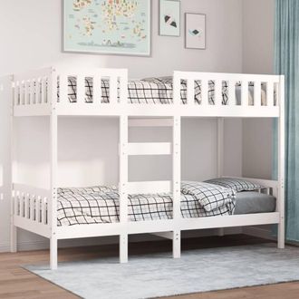 Berkfield Home Stable Bunk Bed White 90x190 cm Solid Wood Pine