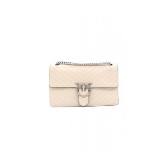 Pinko Pinko, Dames, Tassen, Beige, Maat: ONE Size Katoen